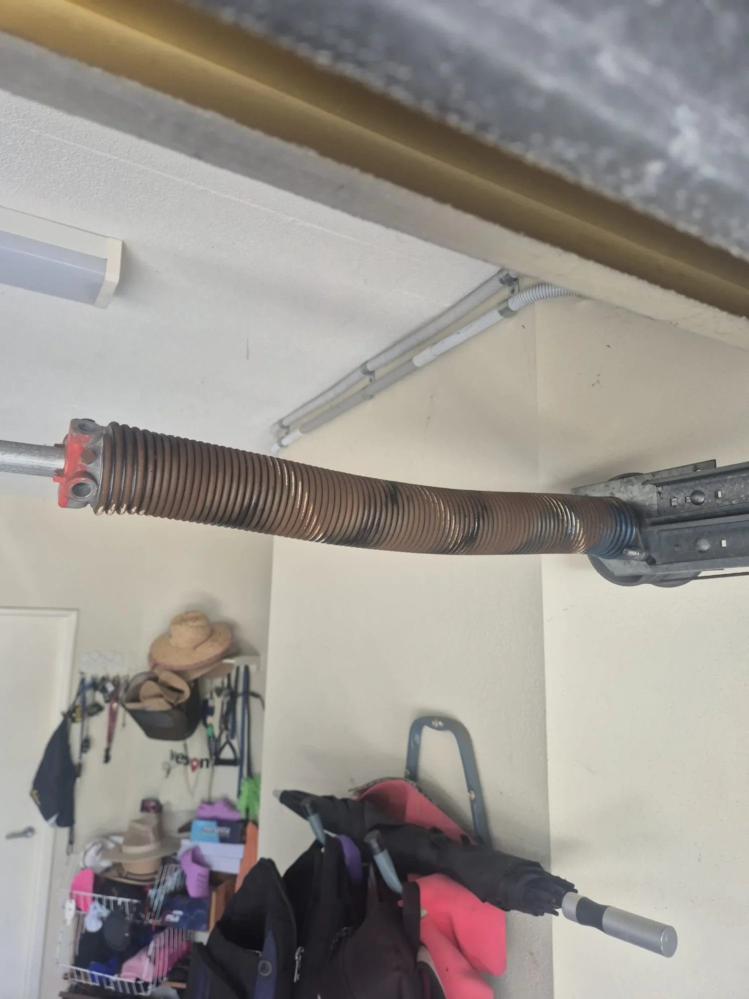 Spring replacement — garage door repairs in Biddaddaba
